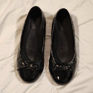 Safe-T-Step Sasha Flat Black Shoes, Womens Size 7
